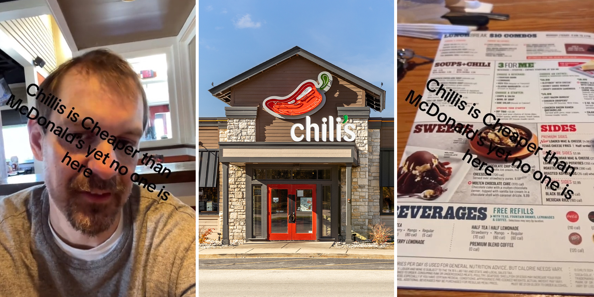 Customer says Chili’s is now cheaper than McDonald’s