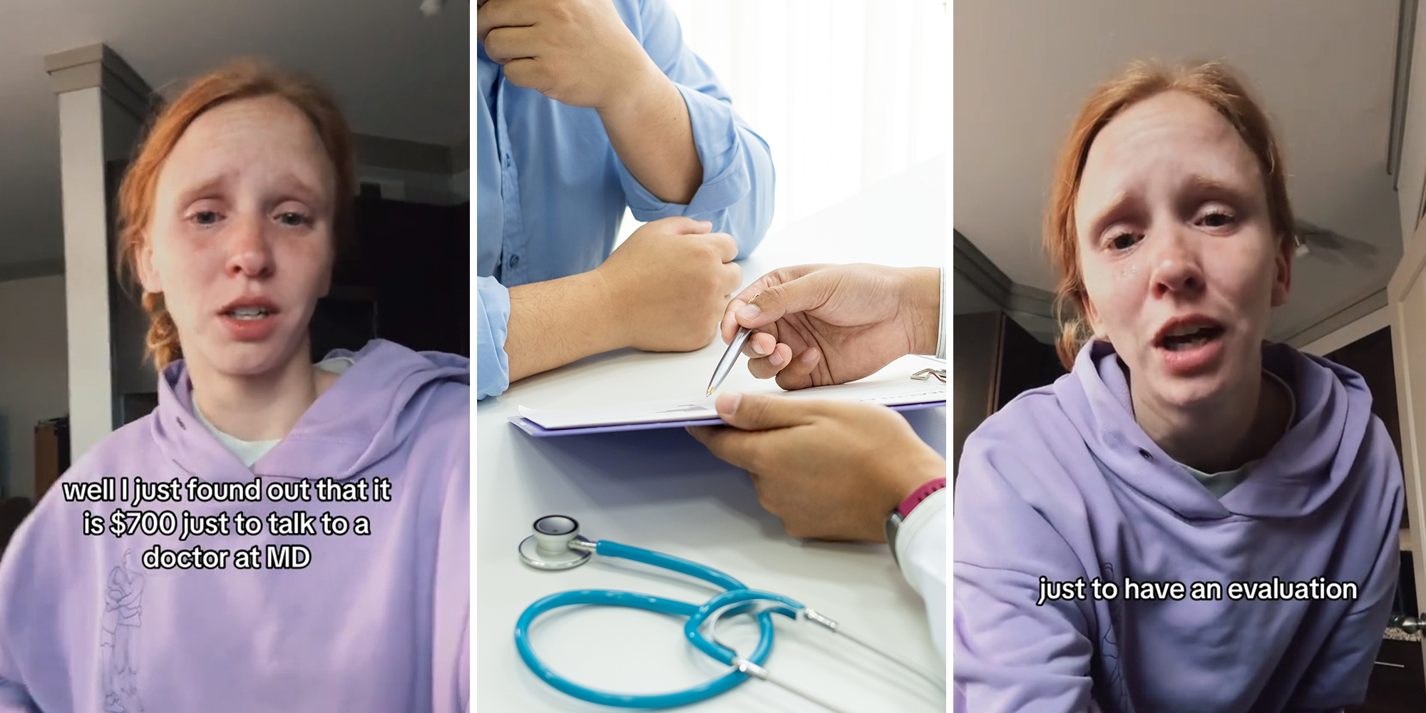 Woman thinks she has cancer, cries after finding out it will be $700 just to talk to doctor