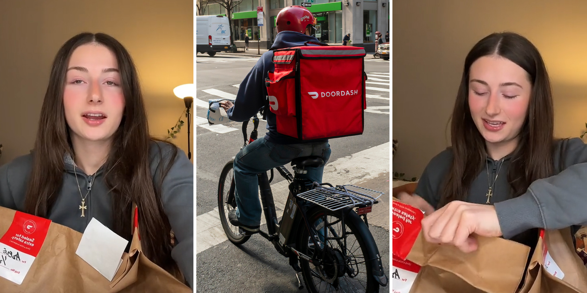 Tiktoker explains that ex of 7 months keeps DoorDashing her orders