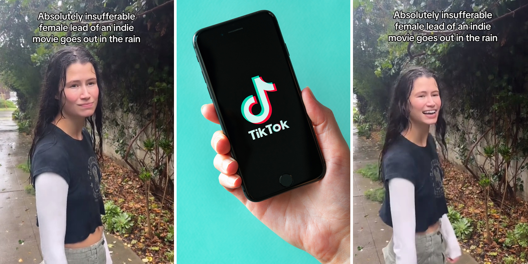 TikToker acts out generic female leads in an Indie Movie