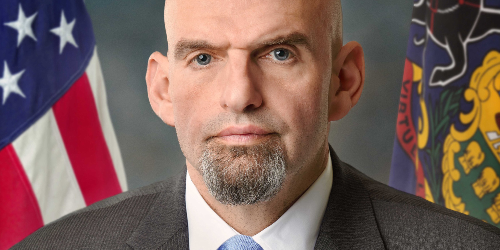 Official portrait of U.S. Senator John Fetterman
