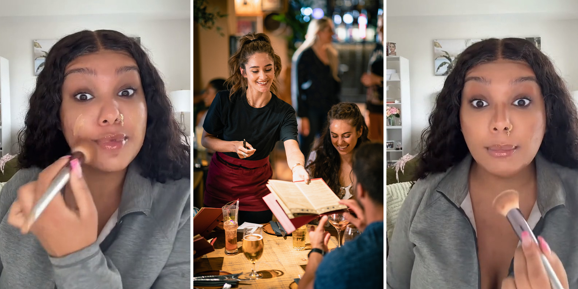 College student goes to nice restaurant with friends. She didn’t realize the water cost $36