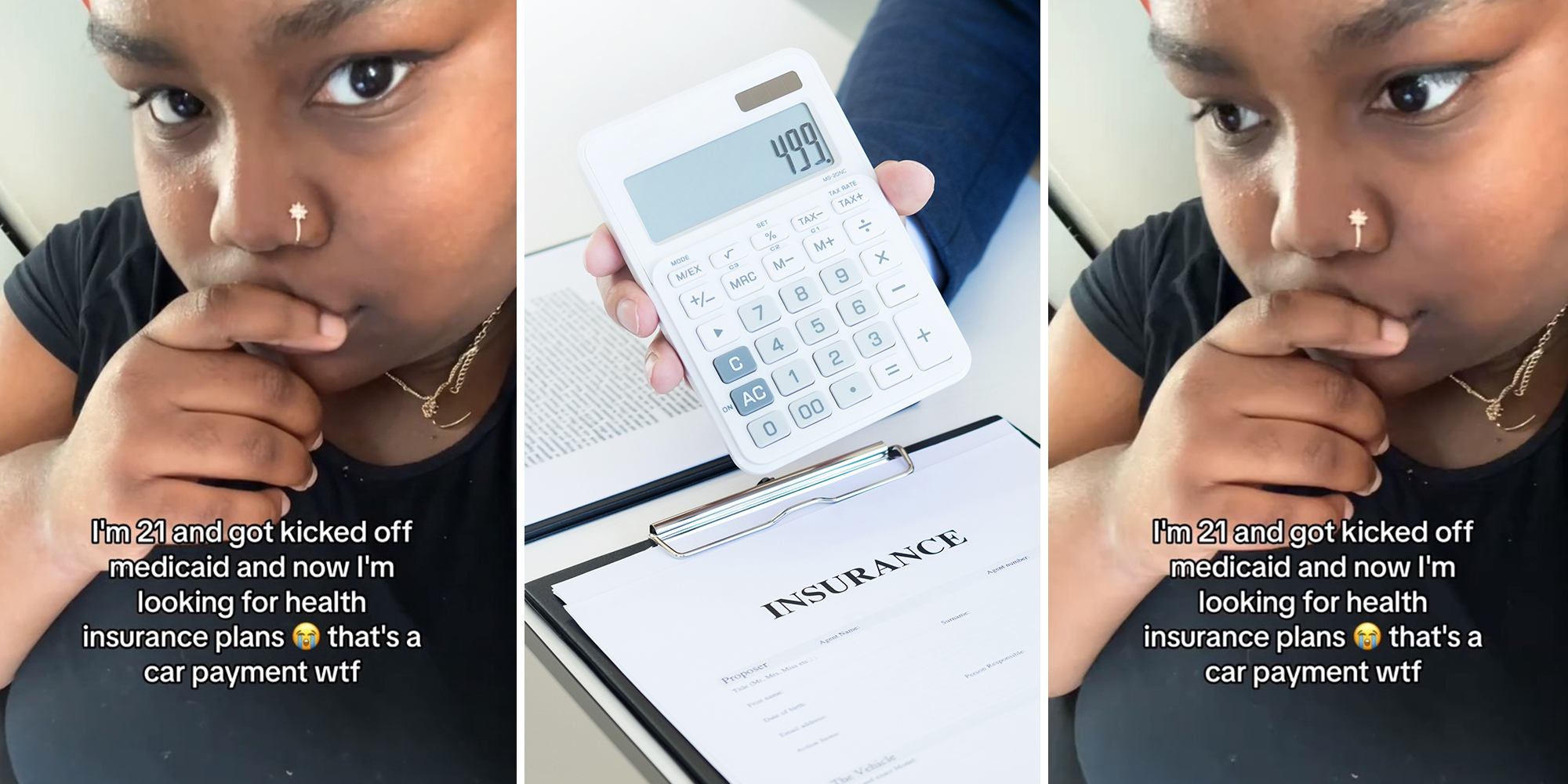 21-year-old considers taking the 'easy way out' after seeing health insurance monthly premiums (working hed)