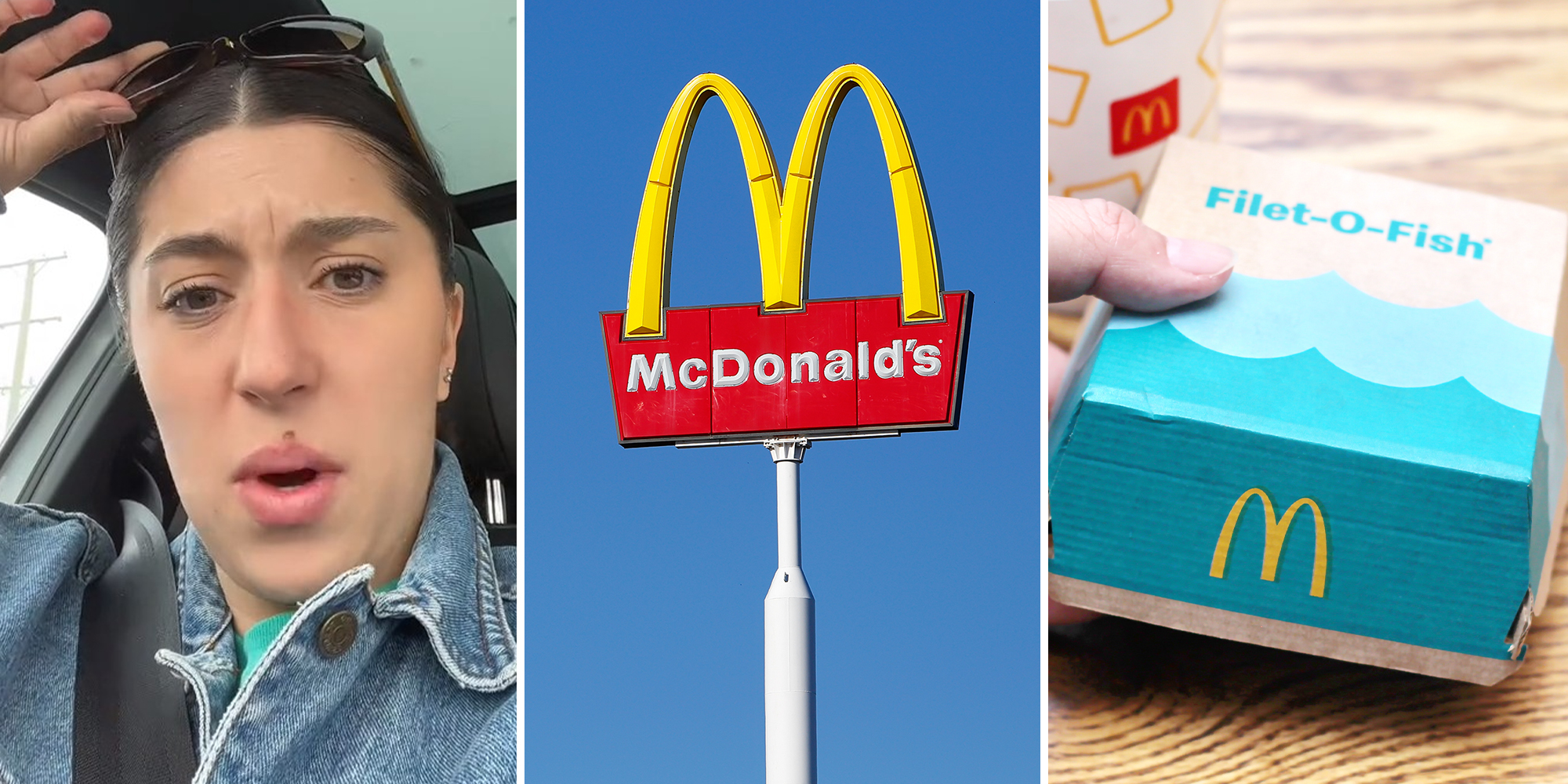 McDonald’s customer orders 3 Filet-O-Fishes