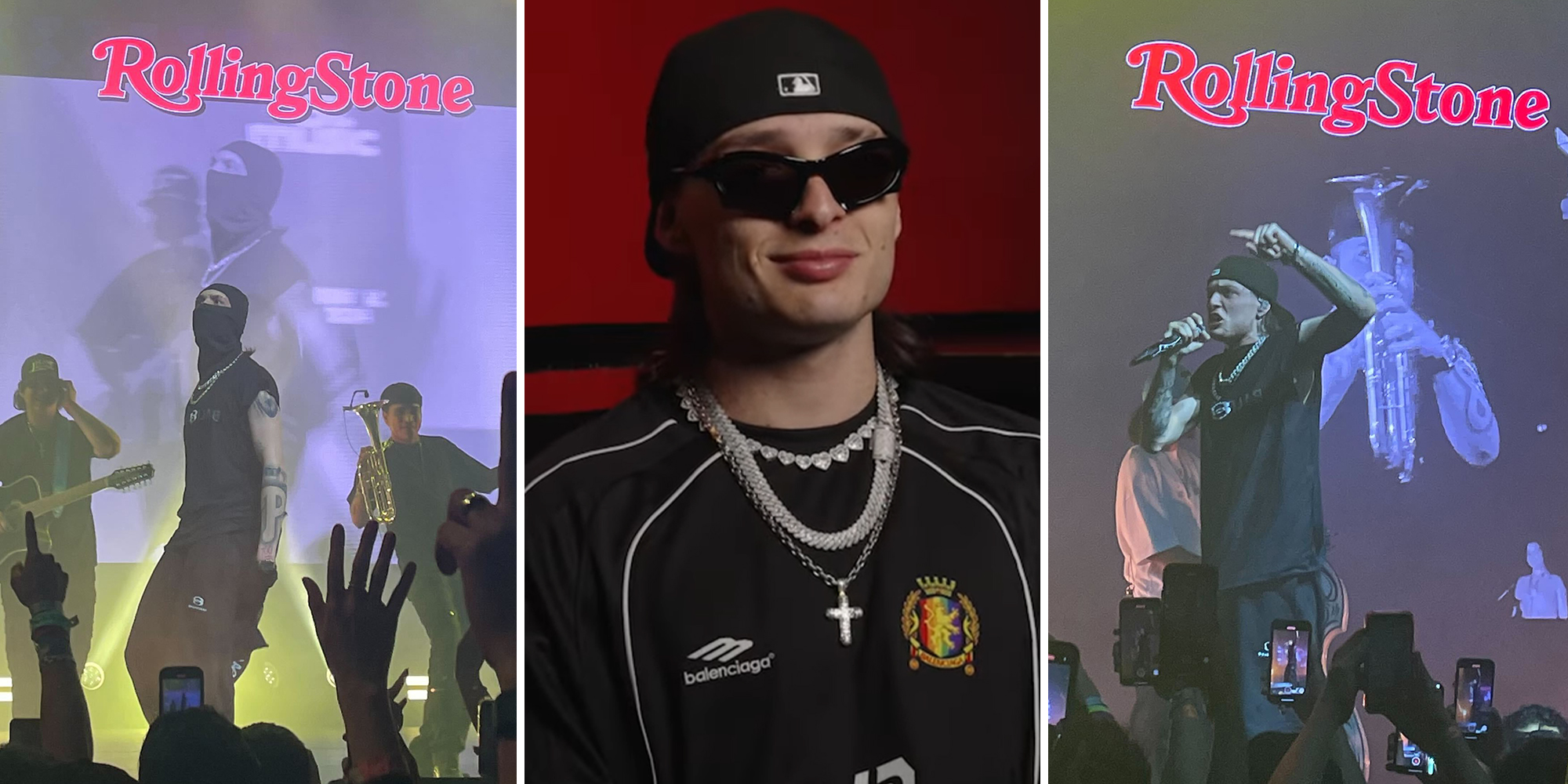 Peso Pluma performing at SXSW