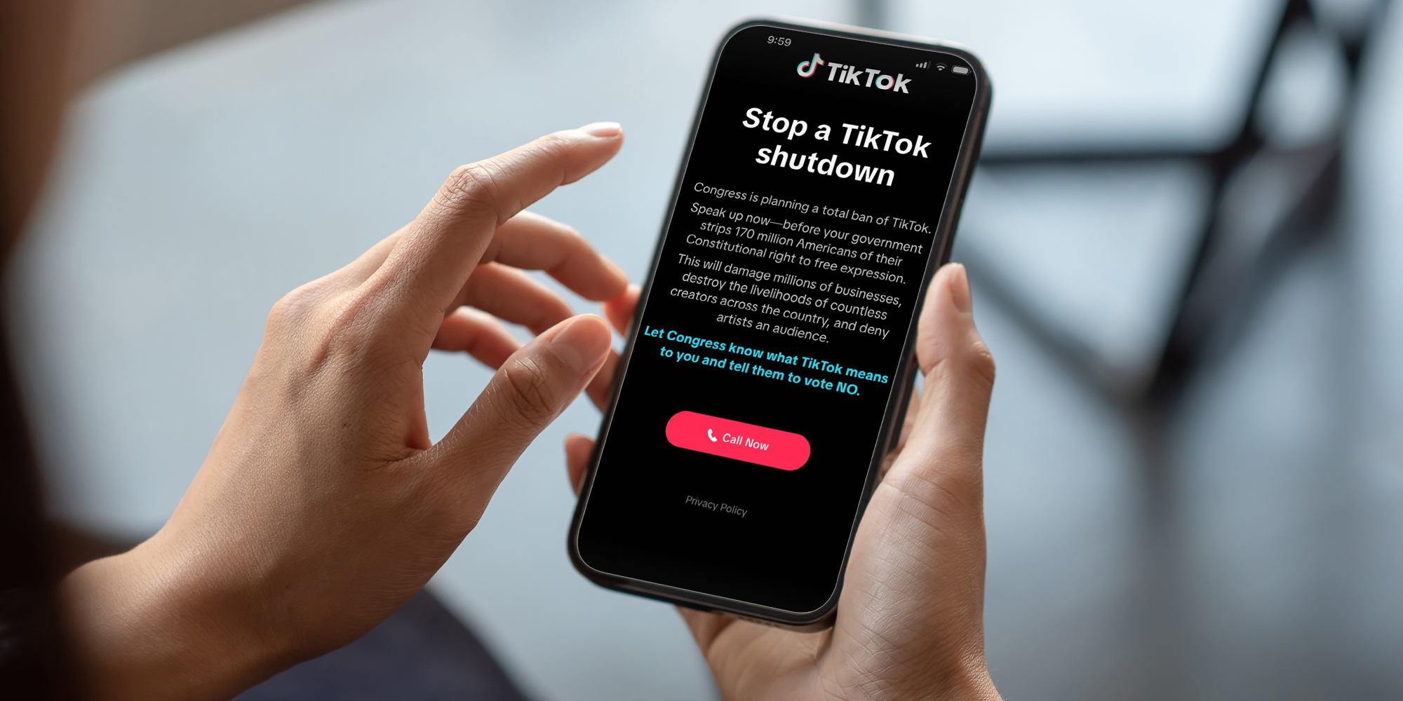 Stop a TikTok ShutDown