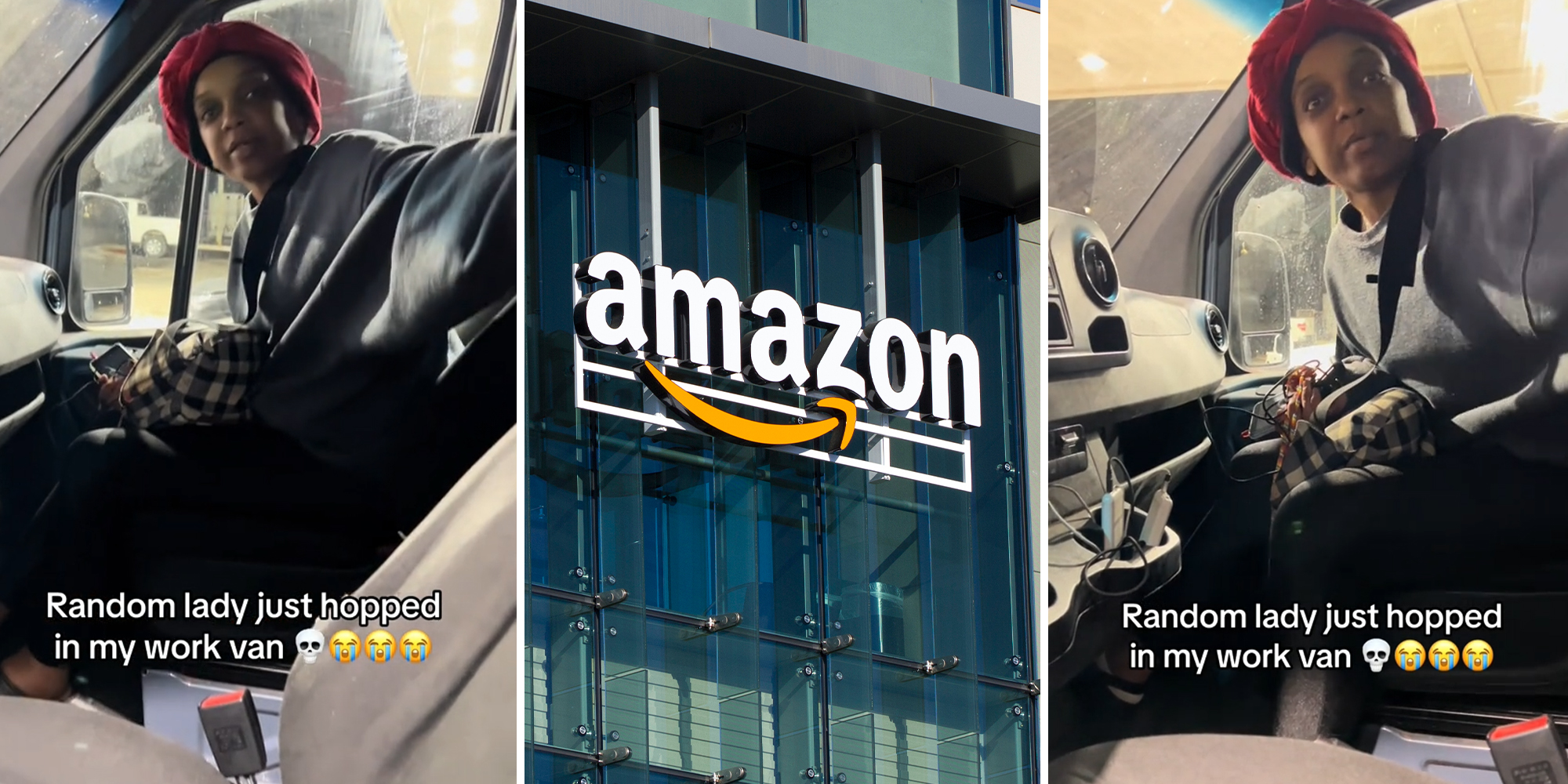 Amazon driver finds random woman in his van. He’s shocked by what she asks