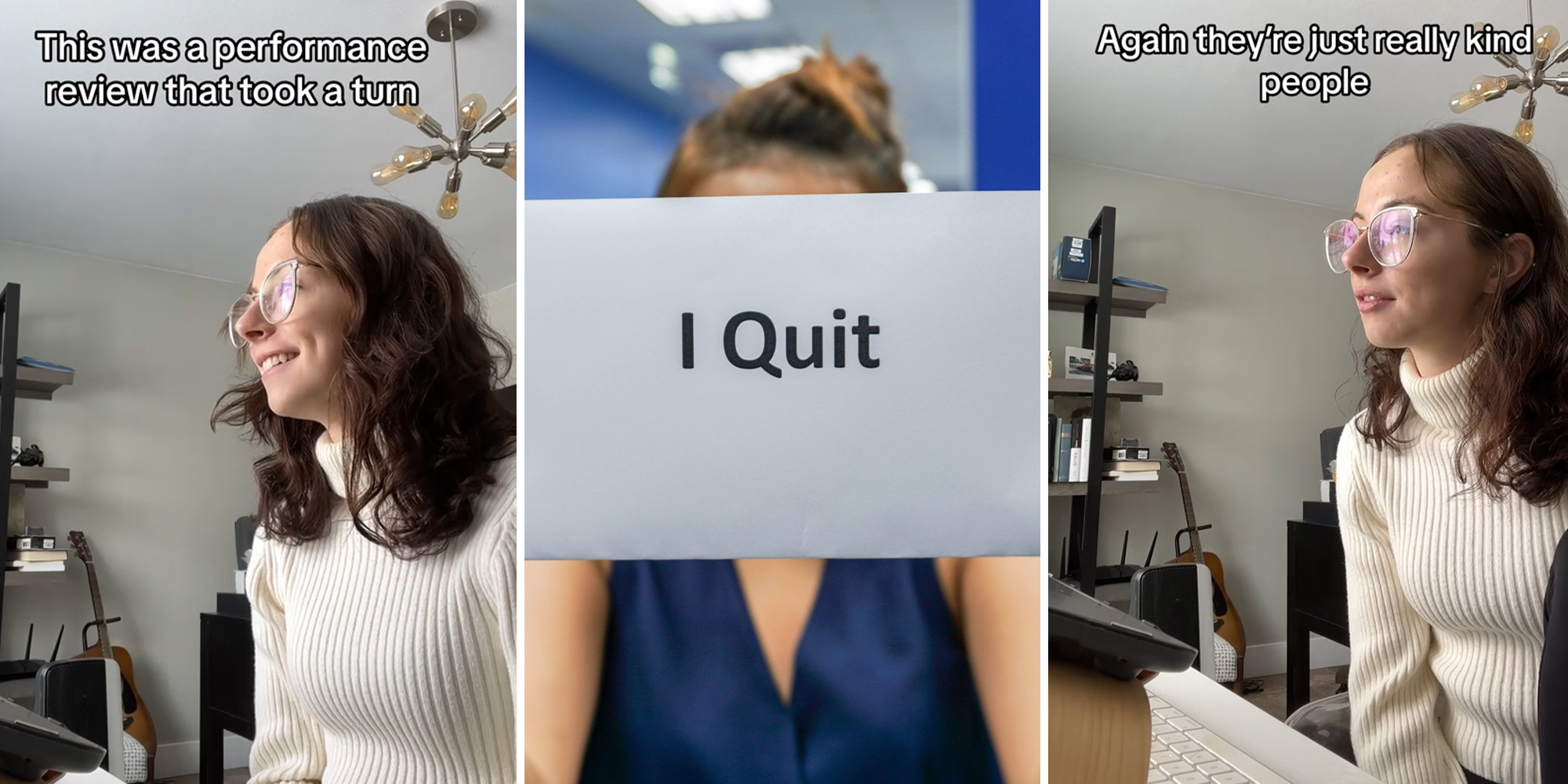 Woman doesn’t prepare for performance review. So she makes a dramatic decision