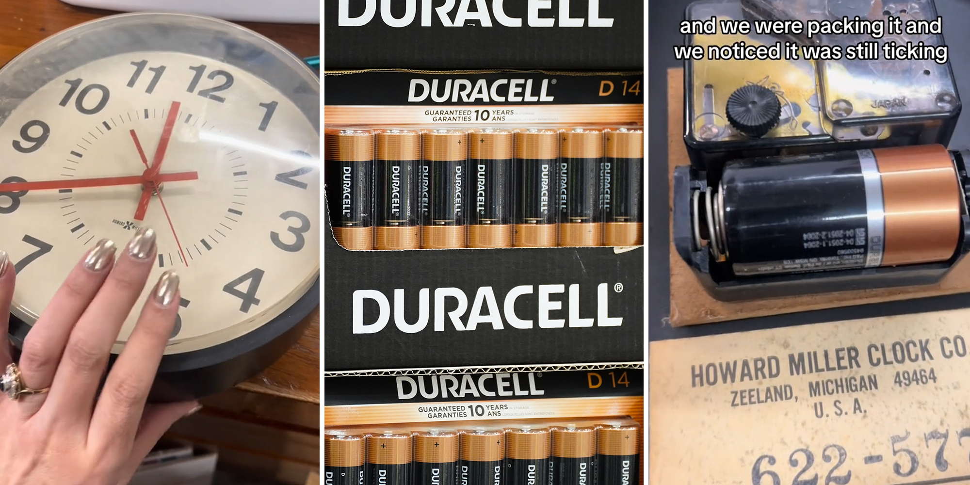 Woman questions Duracell batteries after buying 30-year-old clock at auction
