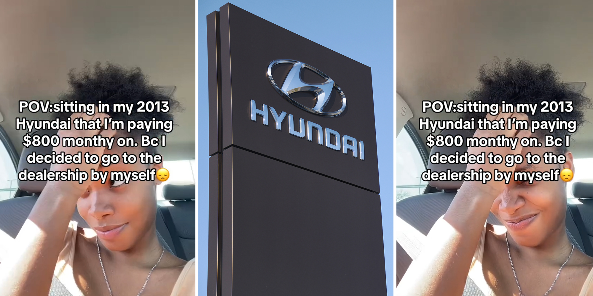 Woman says she got stuck with $800 a month car payment on 2013 Hyundai after making mistake at dealership
