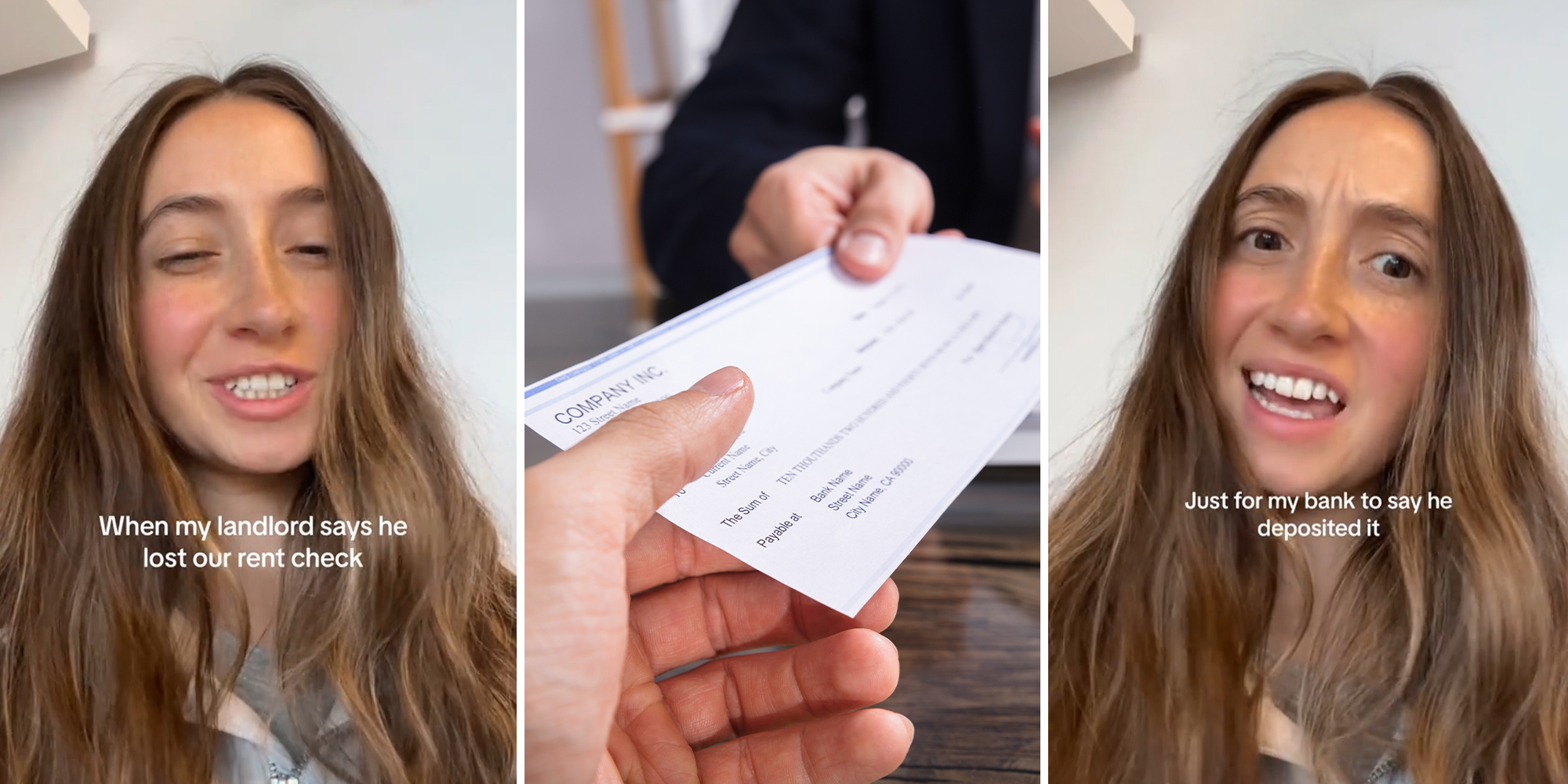 Landlord claims he lost tenant’s rent check. She catches him in a lie