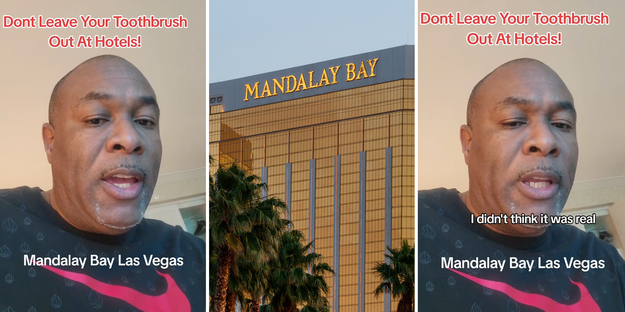 Hotel guest warns against leaving toothbrush out at hotel after catching workers