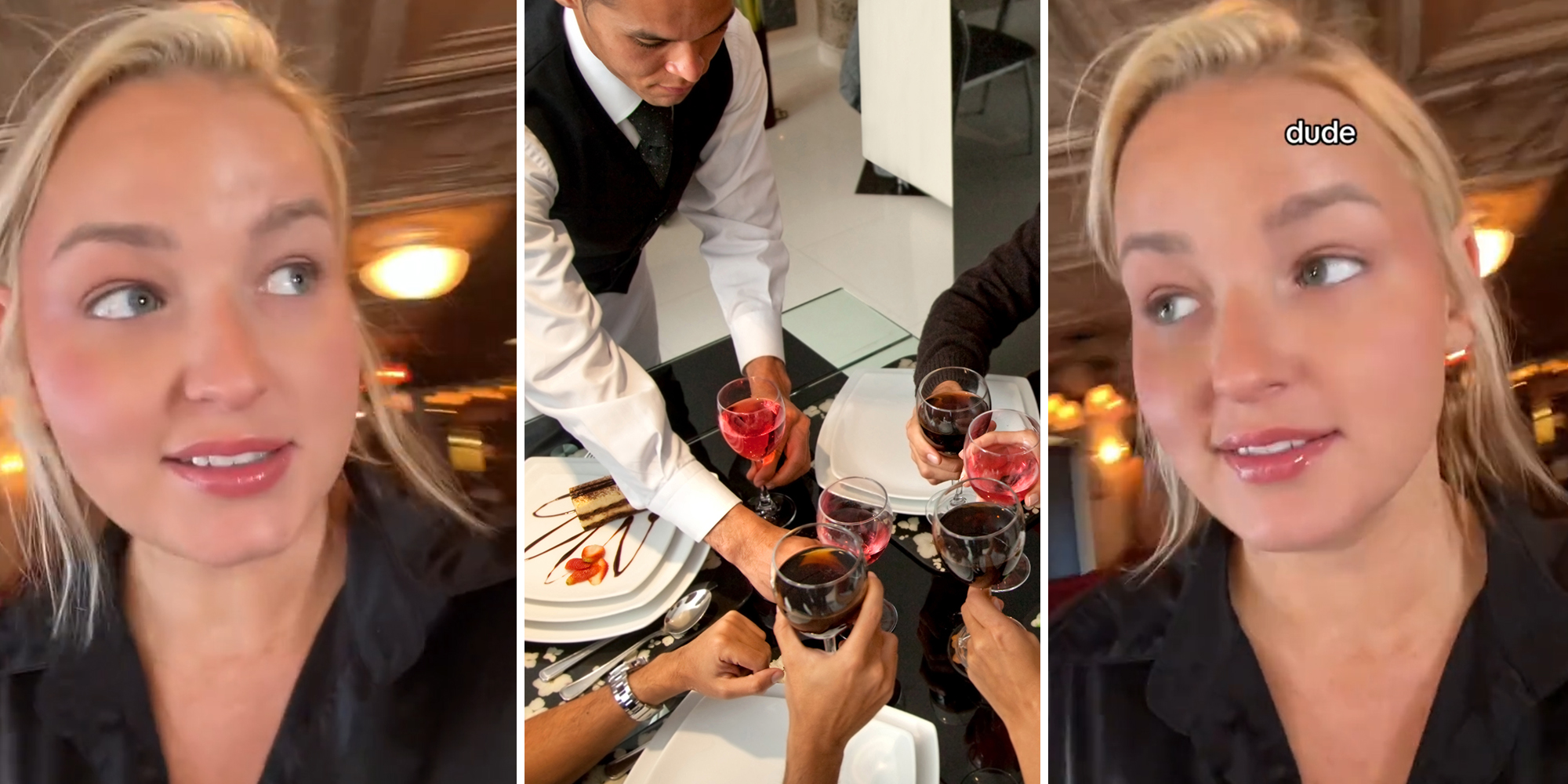 Customers tell server they want to be left alone for entirety of meal