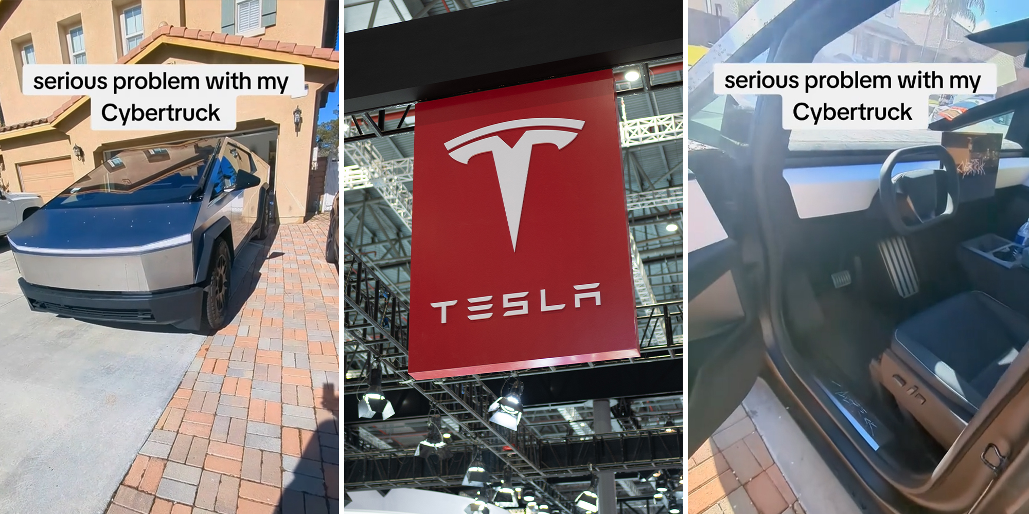 Tesla driver says a design flaw in his truck nearly caused a life-threatening crash