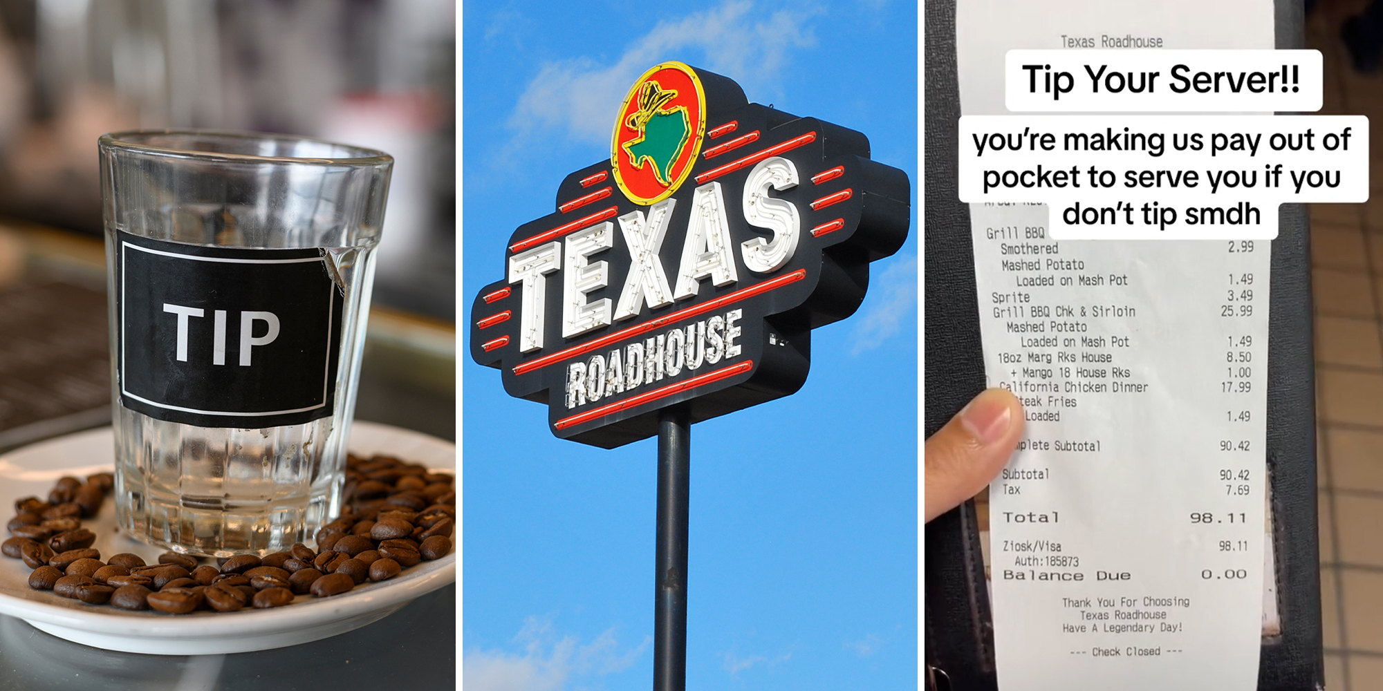 Texas Roadhouse server says they had to pay out of pocket to serve customers