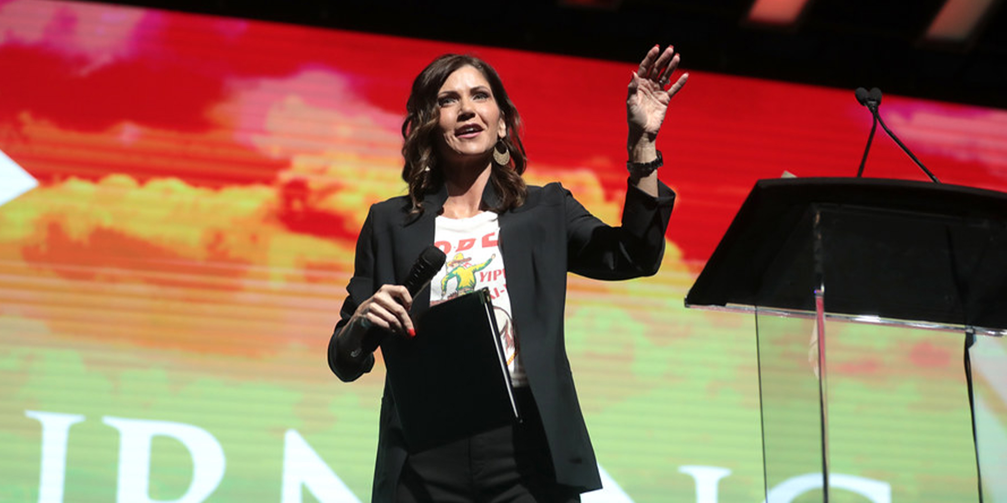 Kristi Noem mocked after being confronted over dissing Biden's dog and claiming she met North Korea's Kim Jong Un