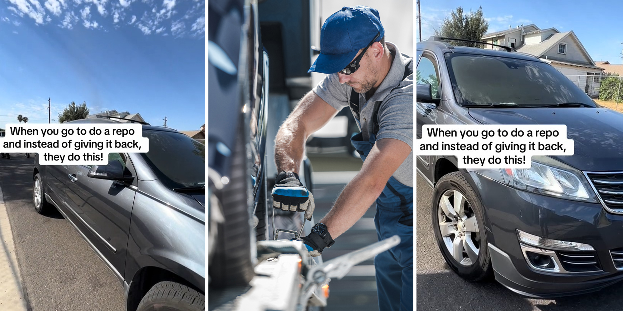 Car owner gets revenge right before car gets repossessed