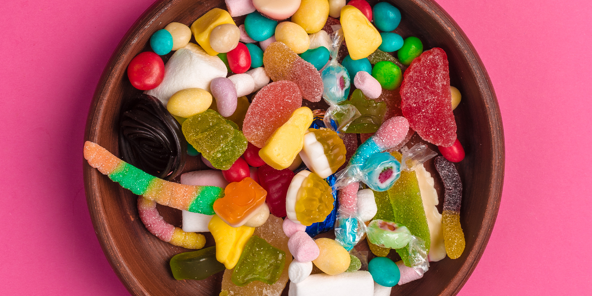 candy salad - bowl of candy