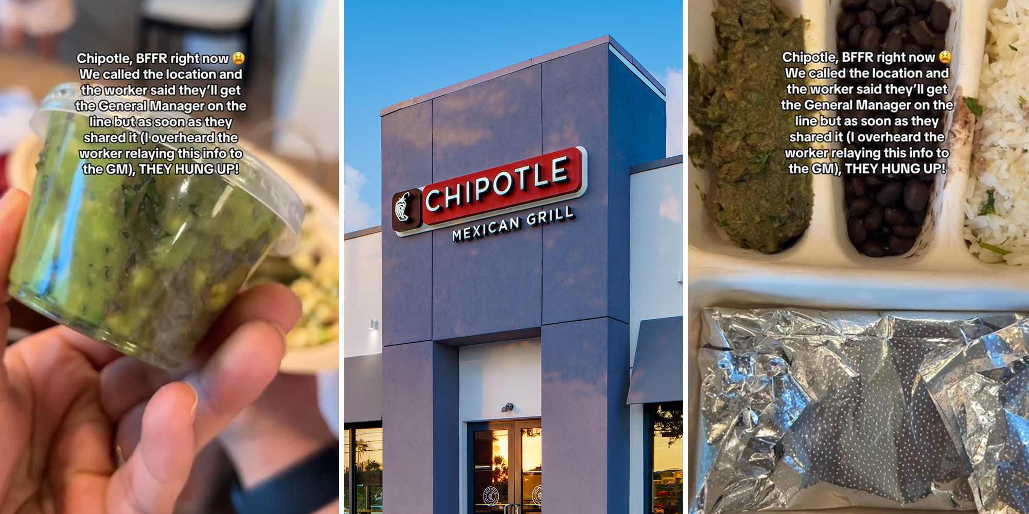 Chipotle customer gets served brown guac in bowl