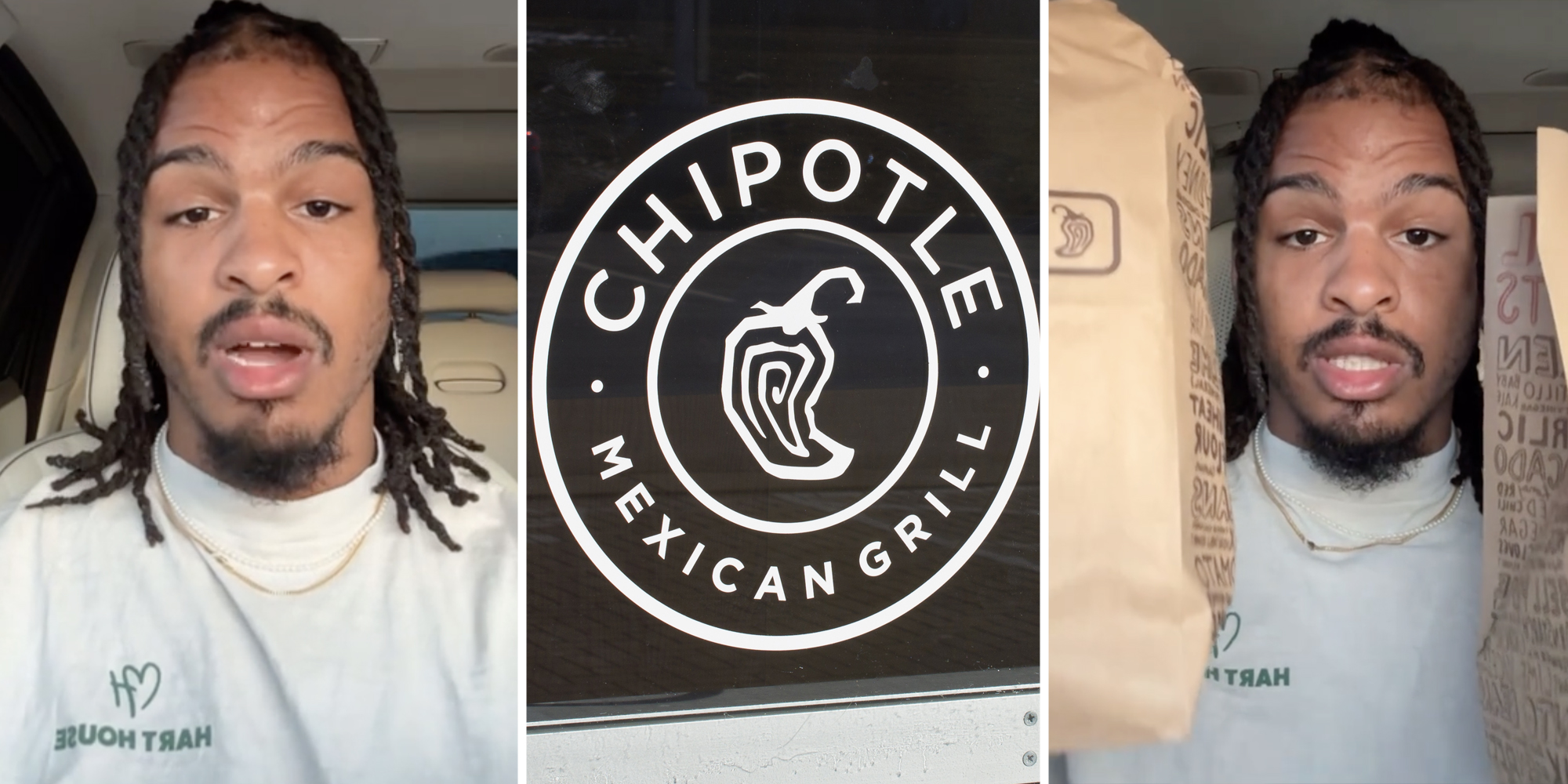 keith lee calls out chipotle Keith Lee talking(l+r), Chipotle logo(c)
