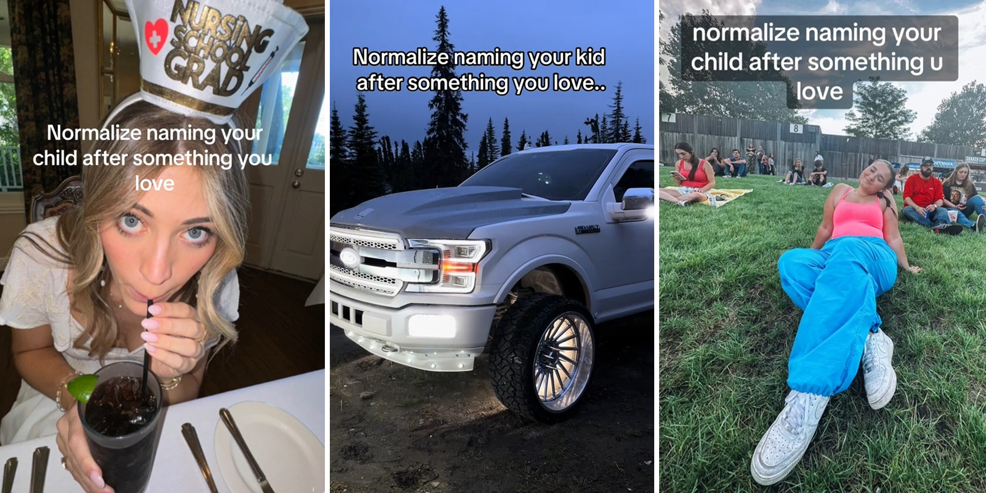 normalize naming your children after something you love