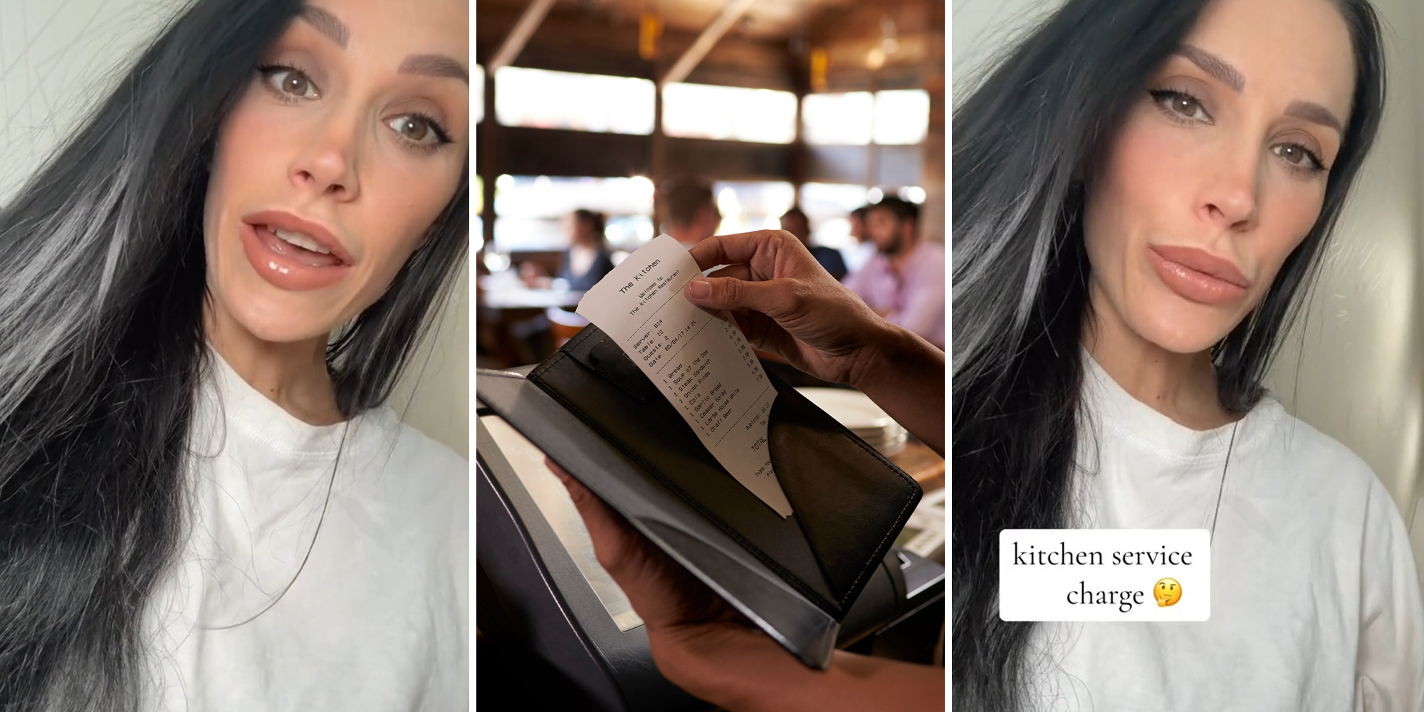 Customer questions 'kitchen service charge' on bill, says owner wants to pay back-of-house more money