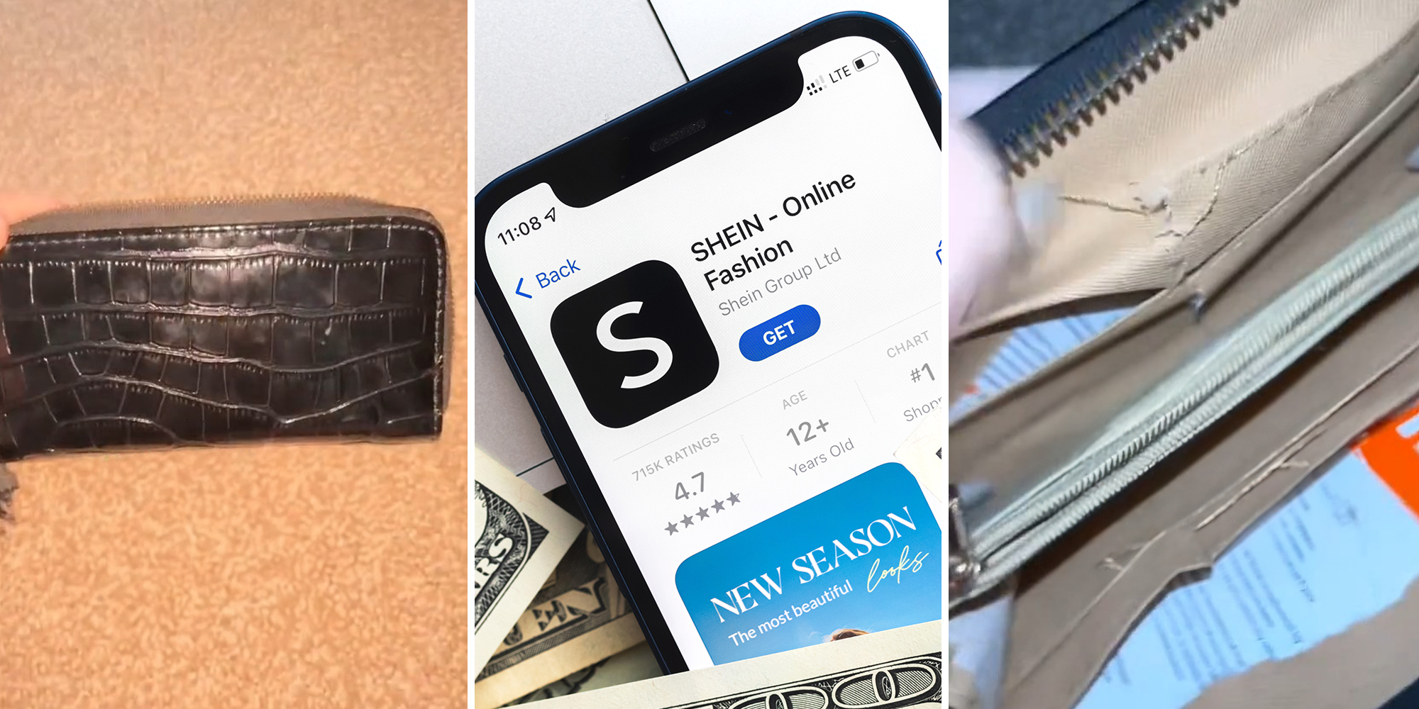 Woman orders purse off of Shein, finds out what it’s made of after cutting it open