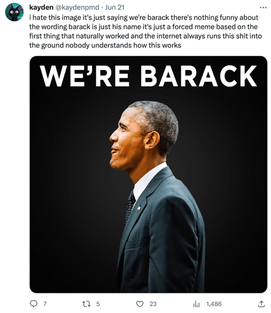 Joe Over It's Joever Memes (AKA It's Joever, We're So Barack)