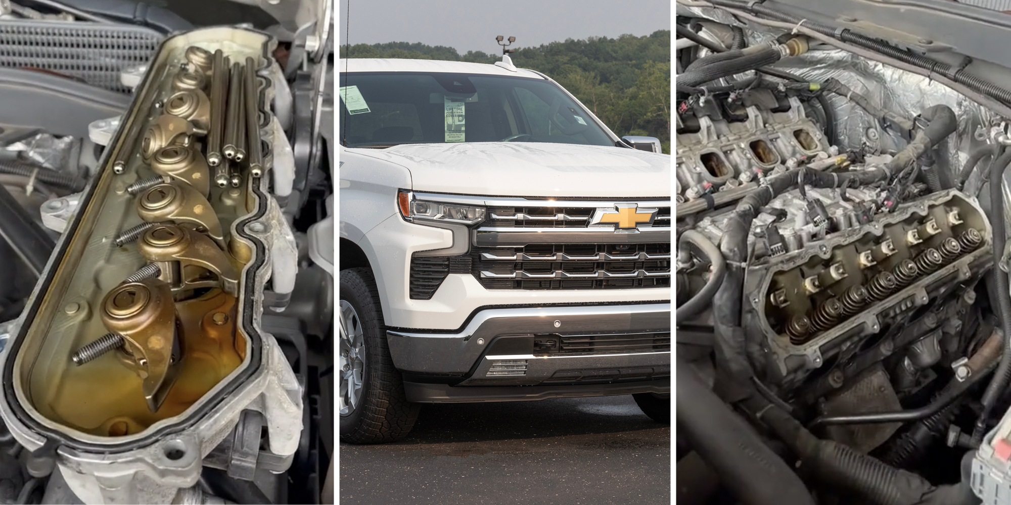 Inside of truck(l+r), Chevrolet Silverado (c)