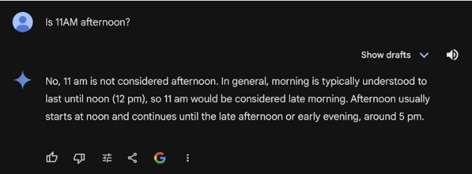 Google Gemini afternoon