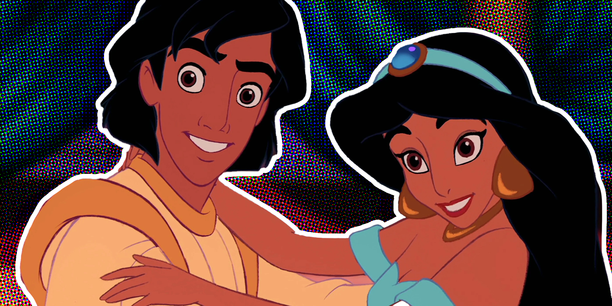 aladdin set in the future: Aladdin and Jasmine