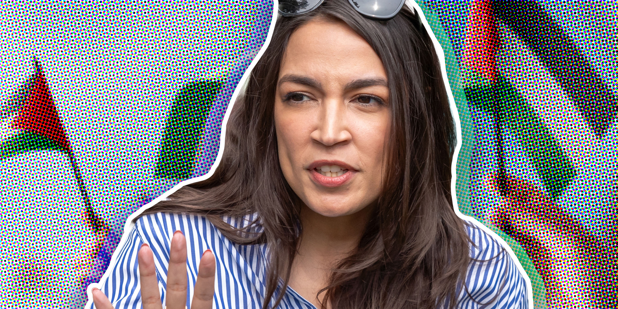 Aoc over palestine flags