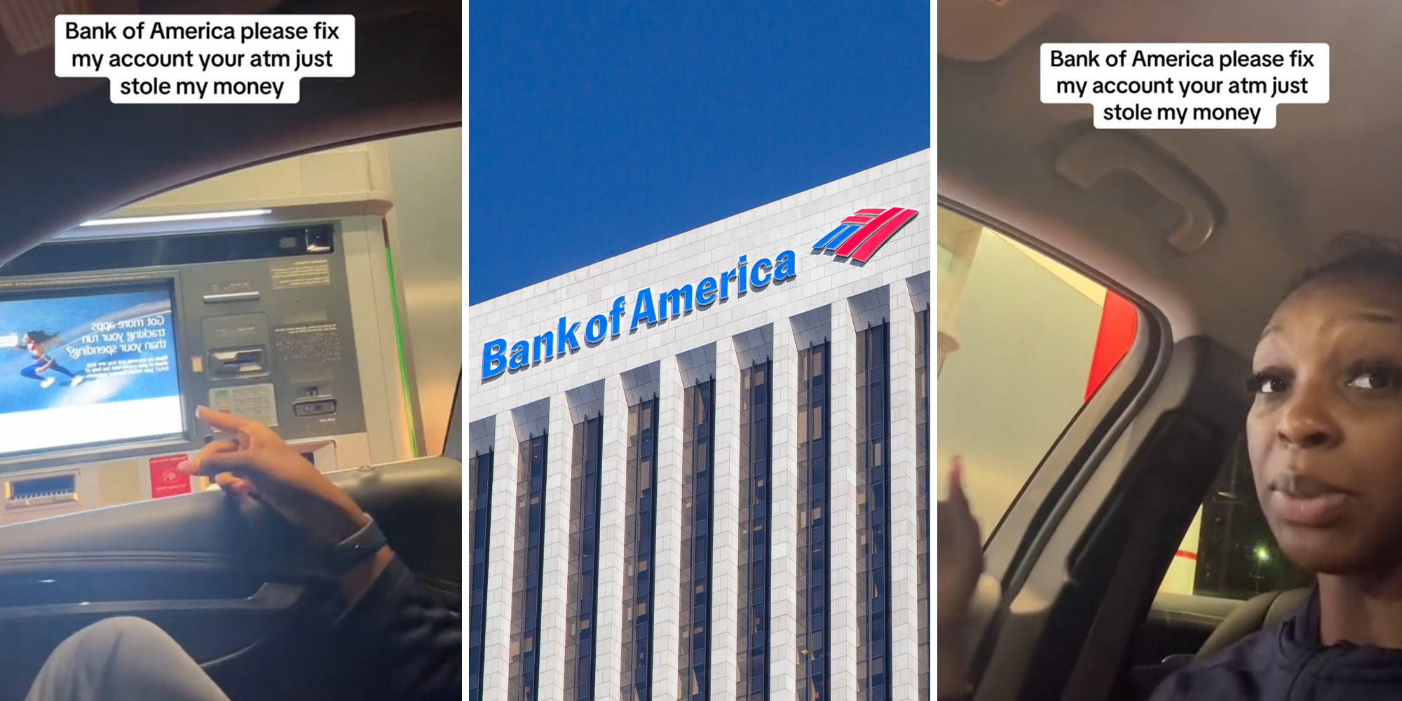 Woman issues warning about Bank of America ATM after she tried to deposit $3,000