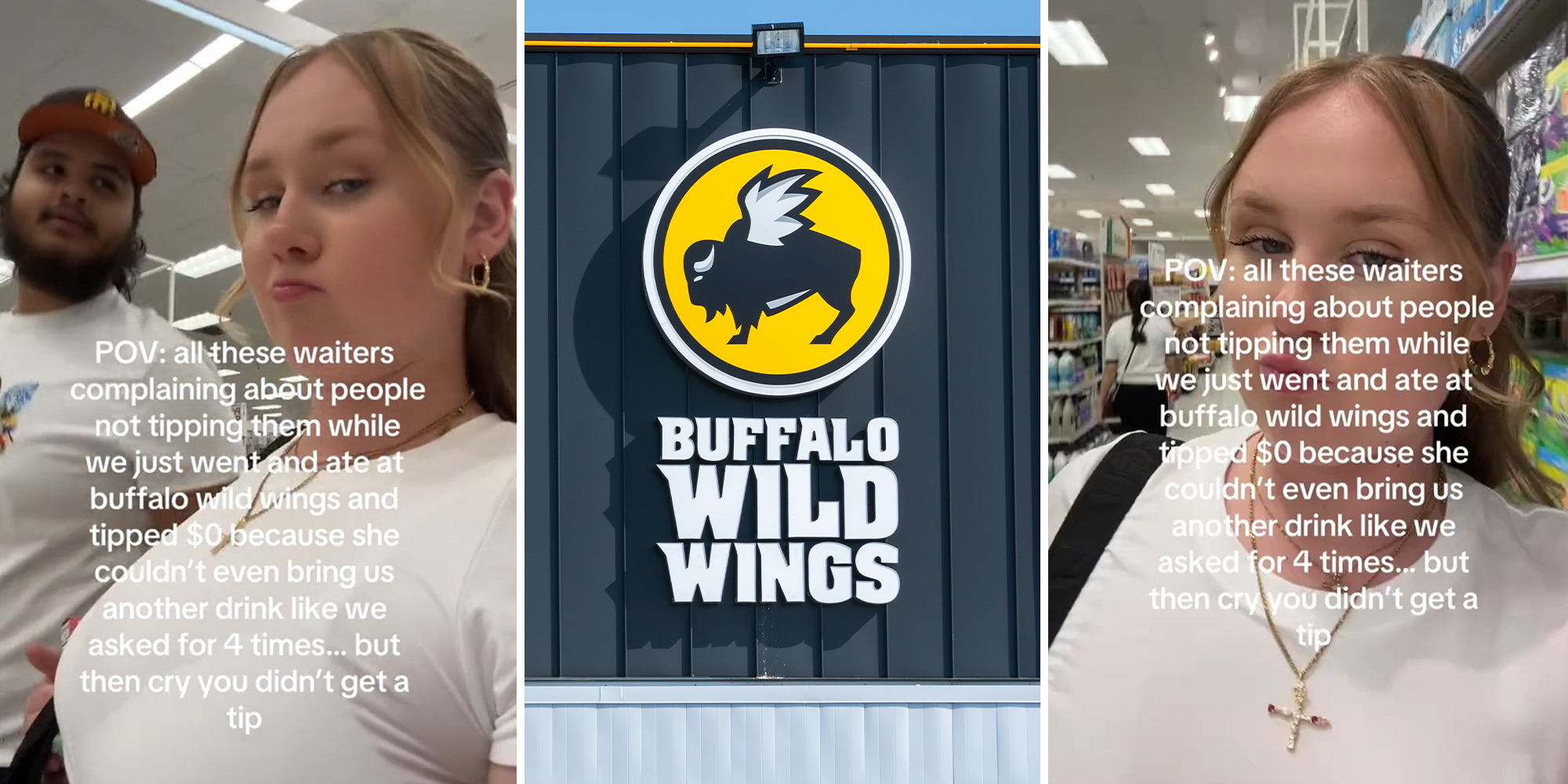 Buffalo Wild Wings server for not tipping server