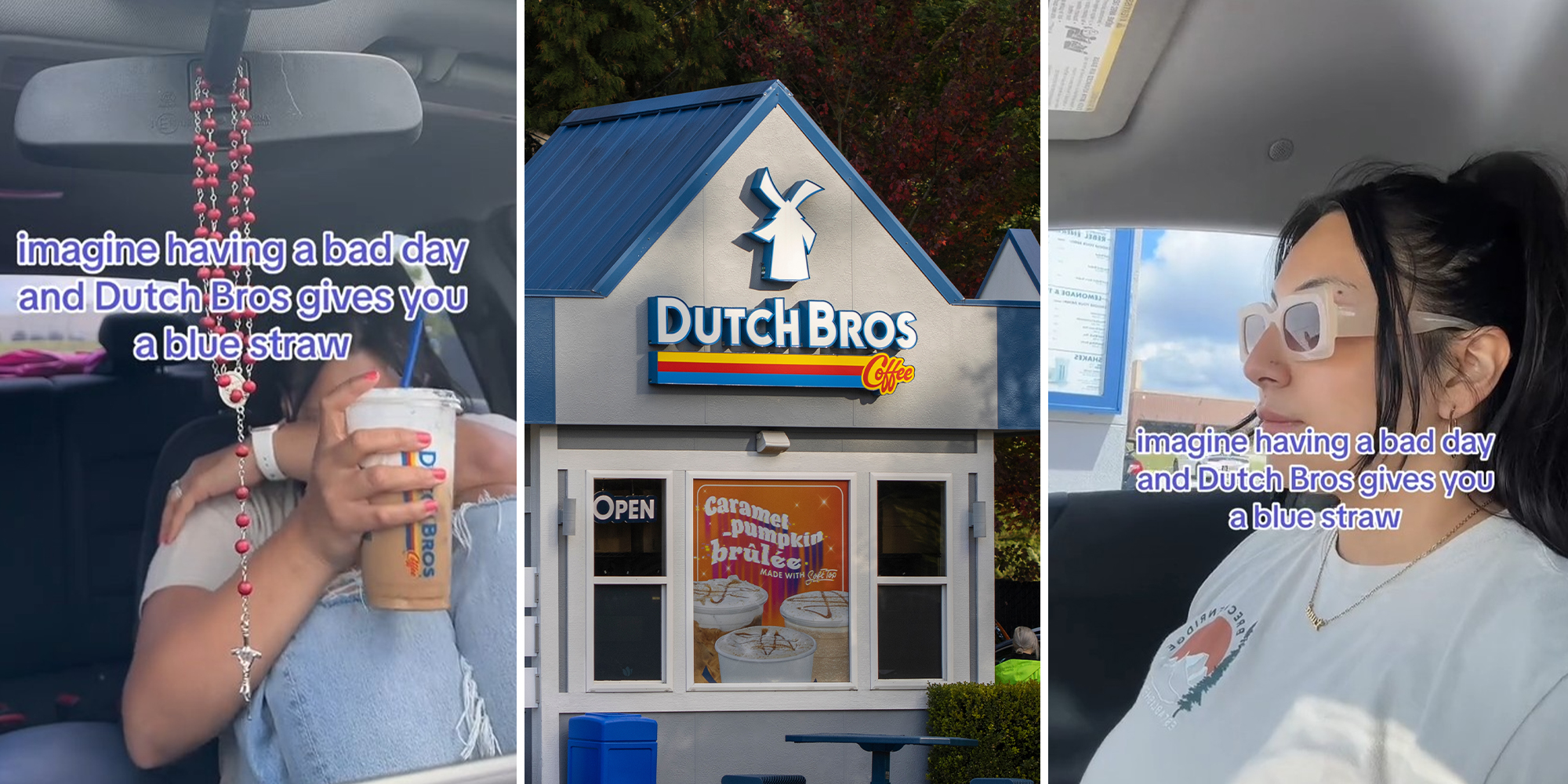 Dutch Bros. customer disappointed after they gave her a blue straw