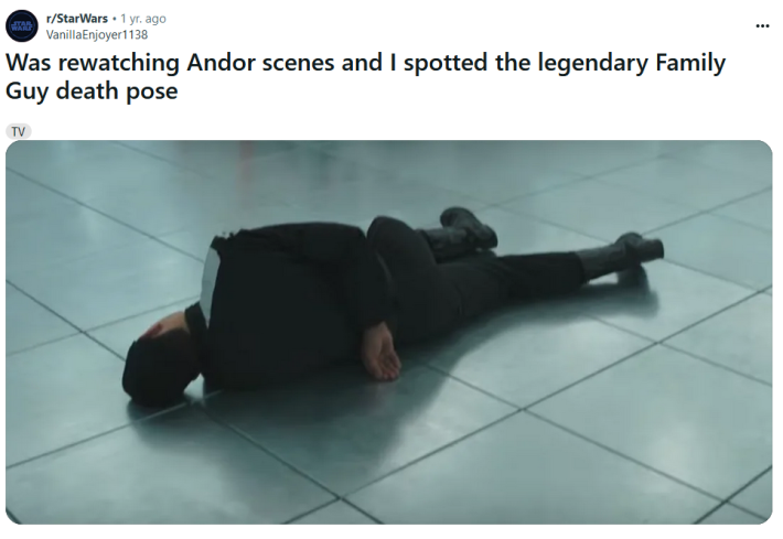 family guy death pose