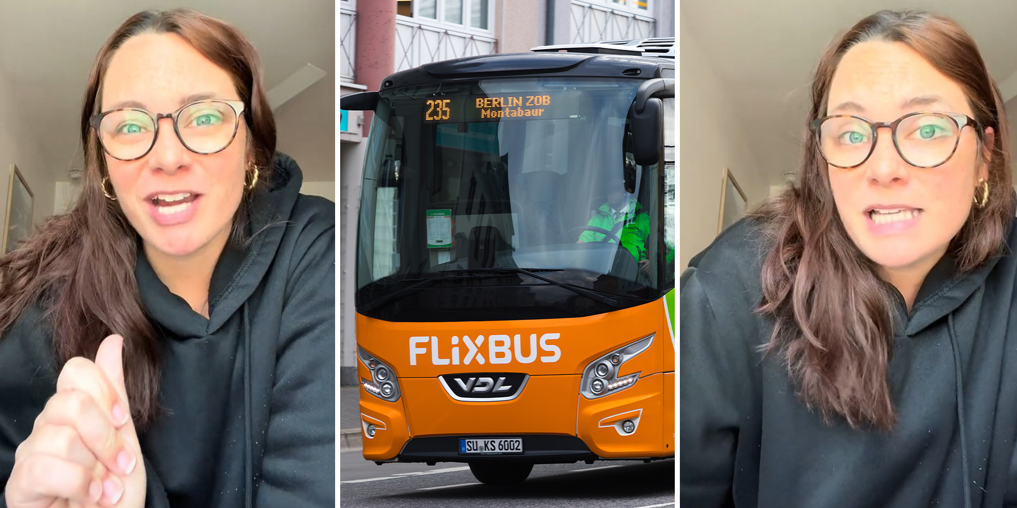 Woman says Greyhound FlixBus broke down in the middle of the desert