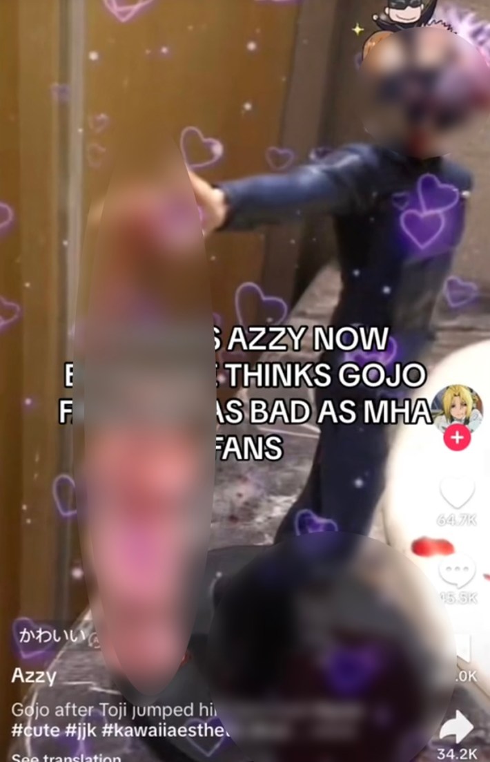 gojo figure incident video