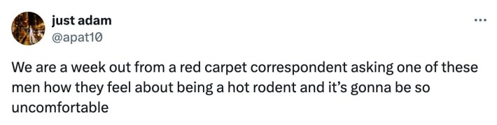 hot rodent boyfriend tweet