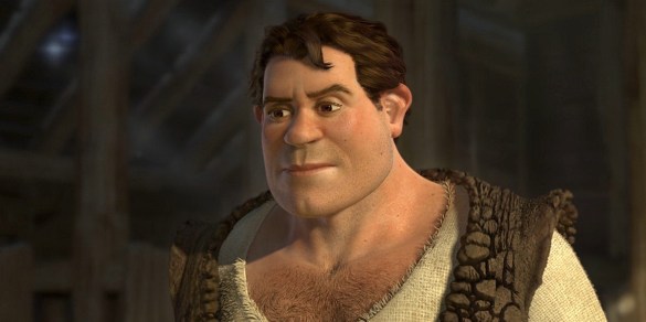 Human Shrek Using Computer Human Shrek Is Too Beautiful For This World