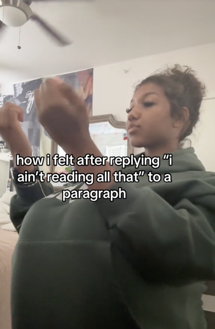 I Ain't Reading All That. I'm Happy For U, Tho...