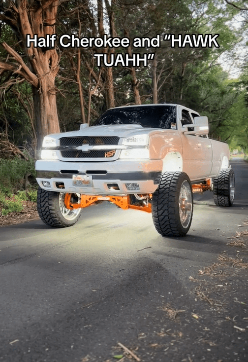 indian outlaw meme: half cherokee and hawk tuah