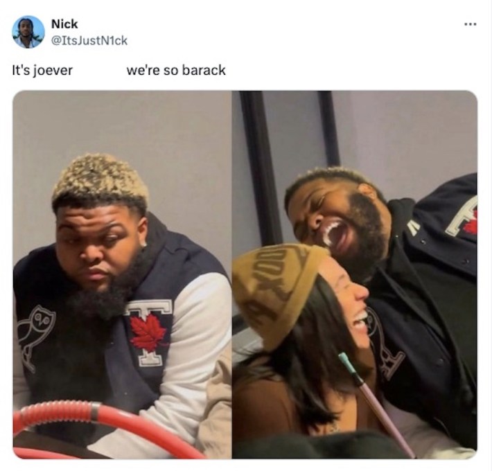 It's Joever We're Barack Meme