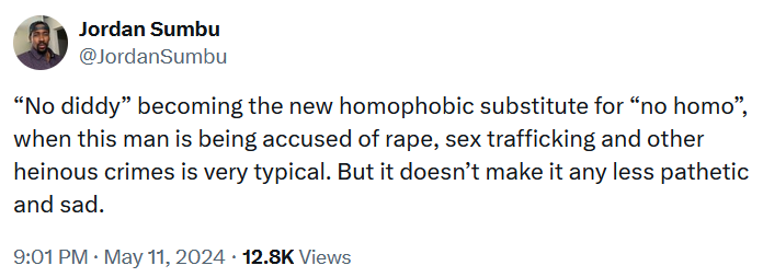 no diddy meaning, pause no diddy