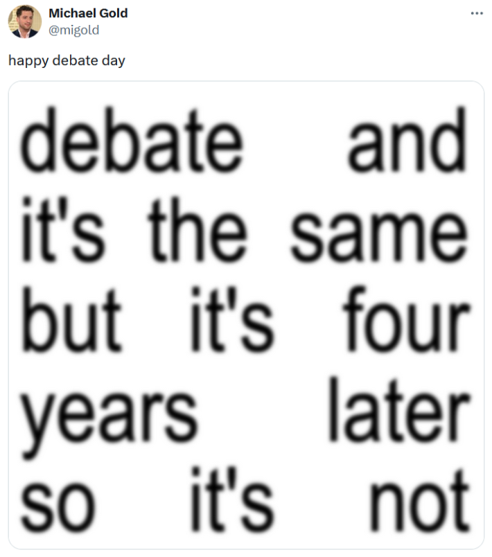 2024 presidential debate memes