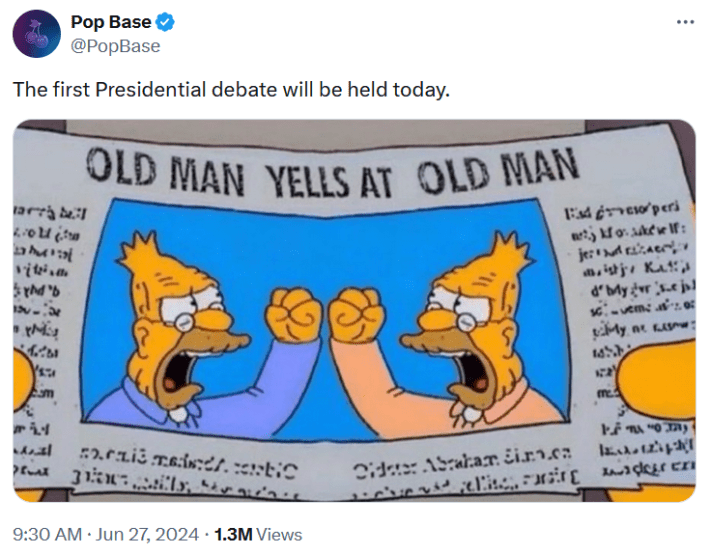 presidential debate memes