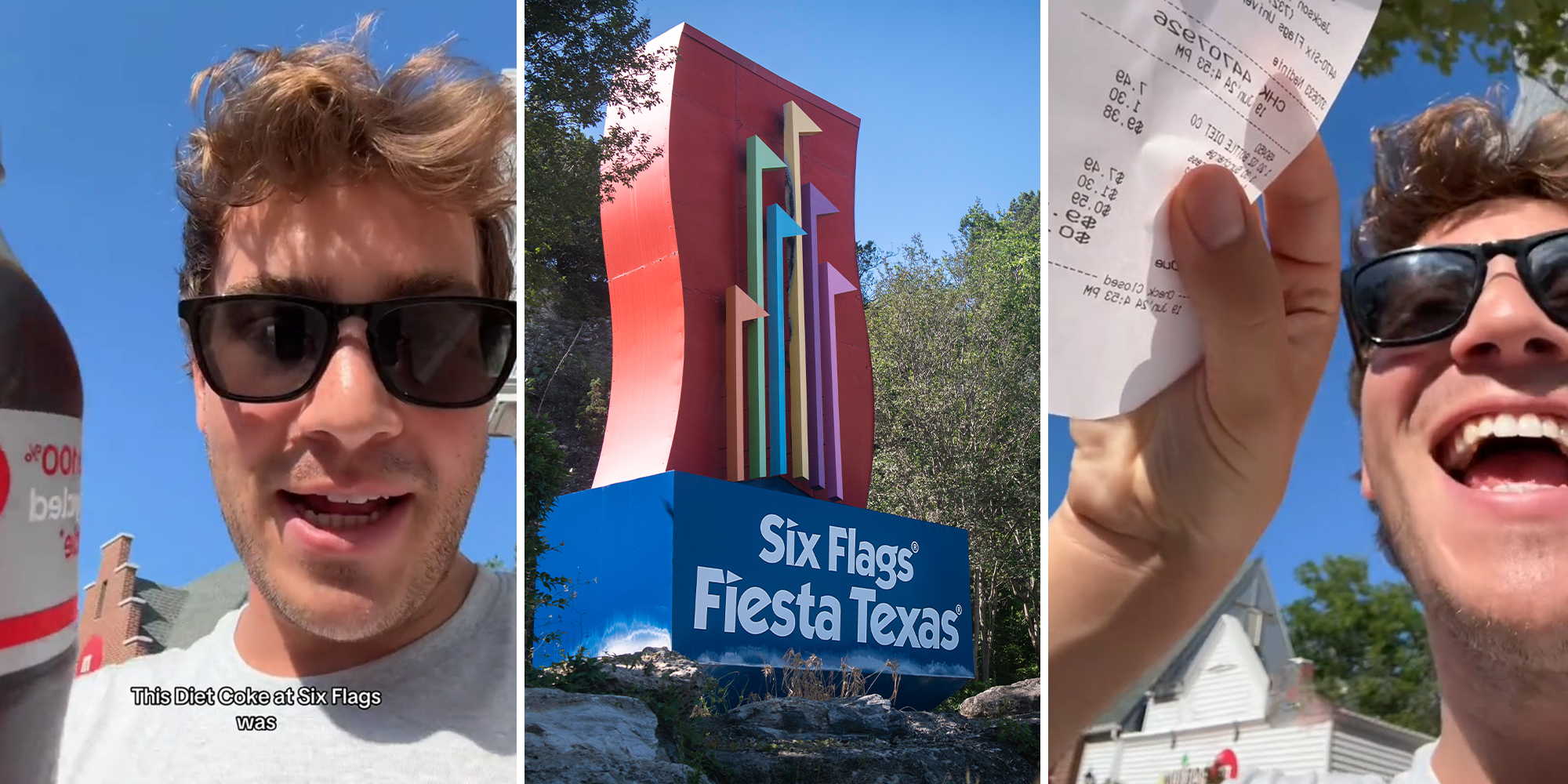 Six Flags customer buys a single Diet Coke for $9