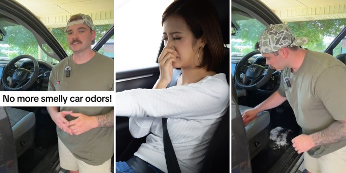 Man shares how to get odor out of car