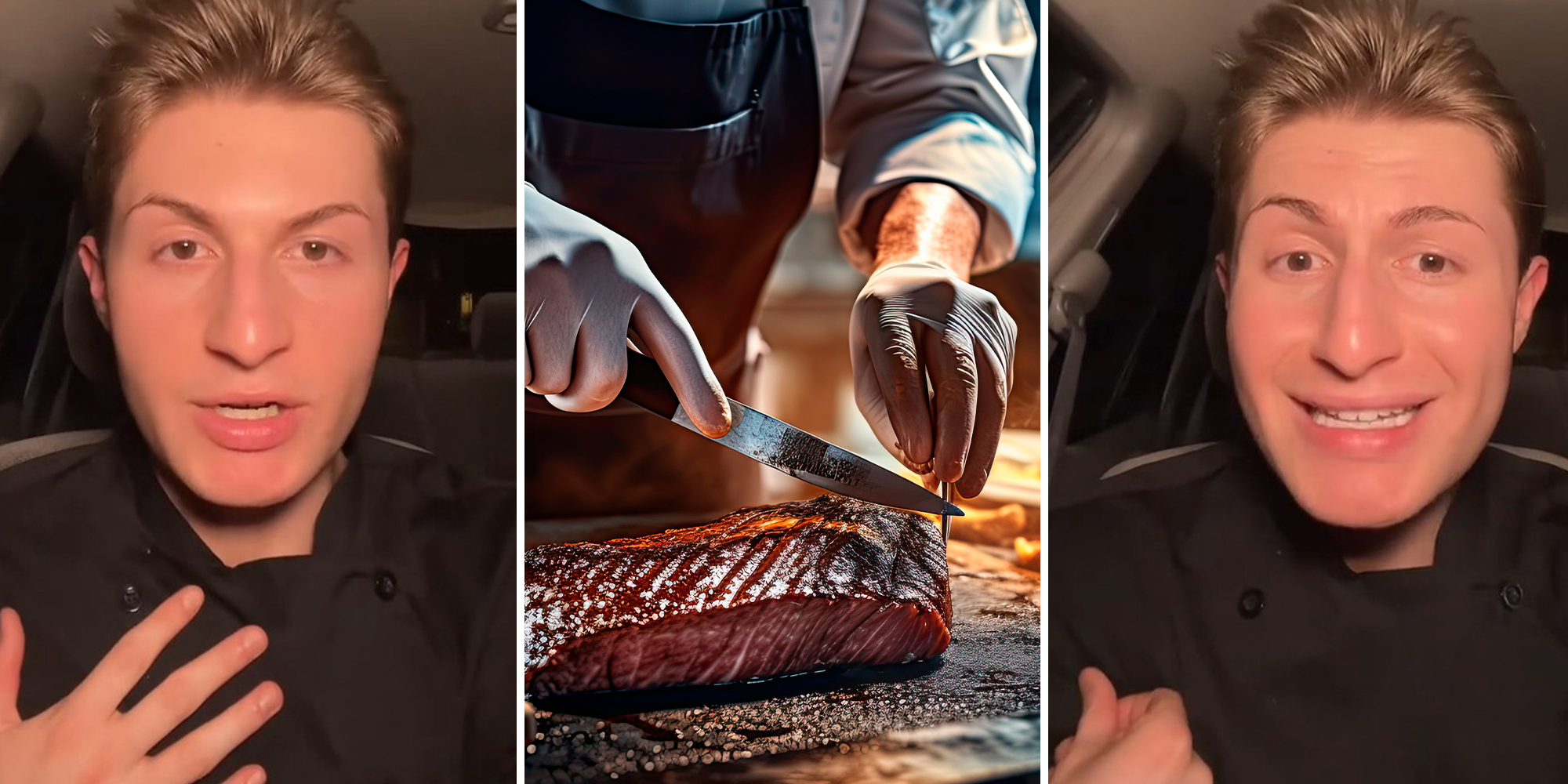 Steakhouse worker says employees are not allowed to use the parking lot