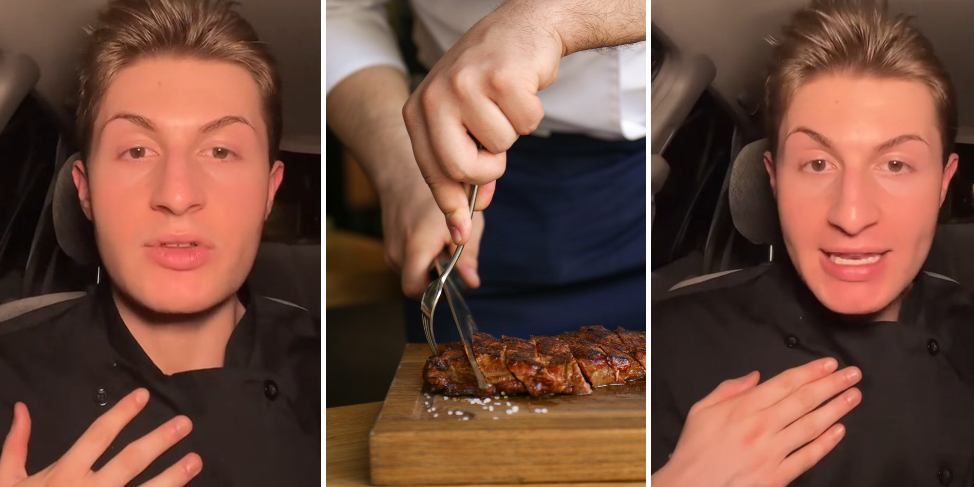 Steakhouse server says he wasn’t allowed to eat while working a 9-hour shift